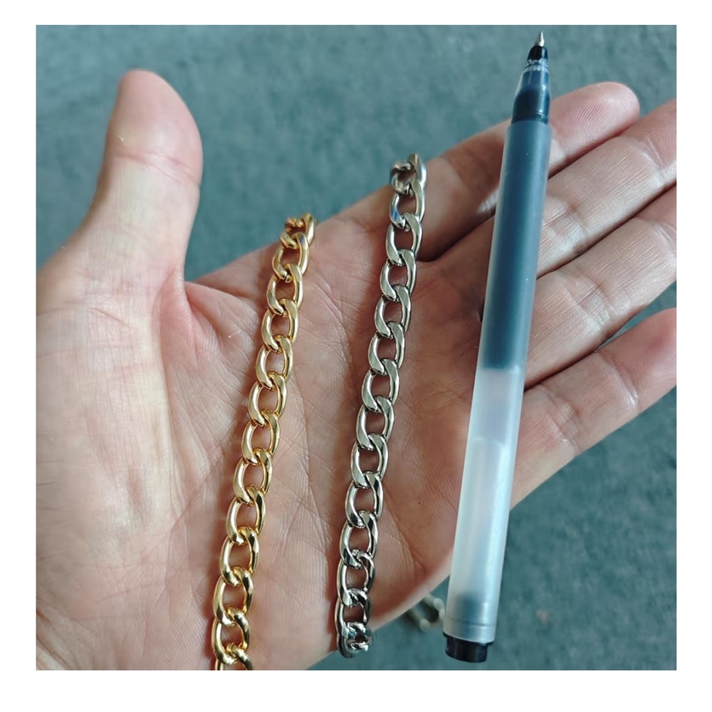 🆕  3 Pack Gold Metal Chains for Purse Wallet Bag Chain Replacement (16",36",48") - Picture 4 of 7